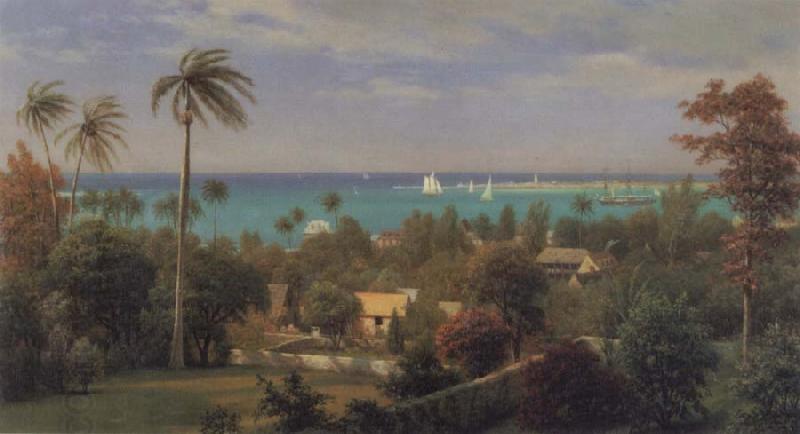 Albert Bierstadt Bahamas Harbour China oil painting art